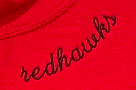 Cedar Springs Red Hawks Neck Sweatshirt-Embroidered