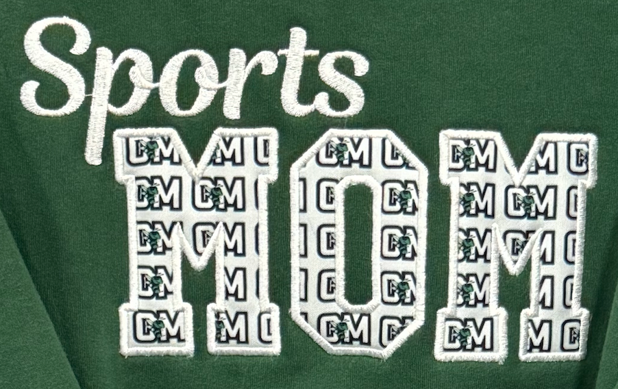 Central Montcalm Hornets Sports Mom Sweatshirt-Embroidered