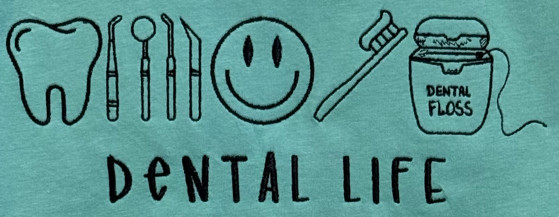 Dental Life Tshirt-Embroidered