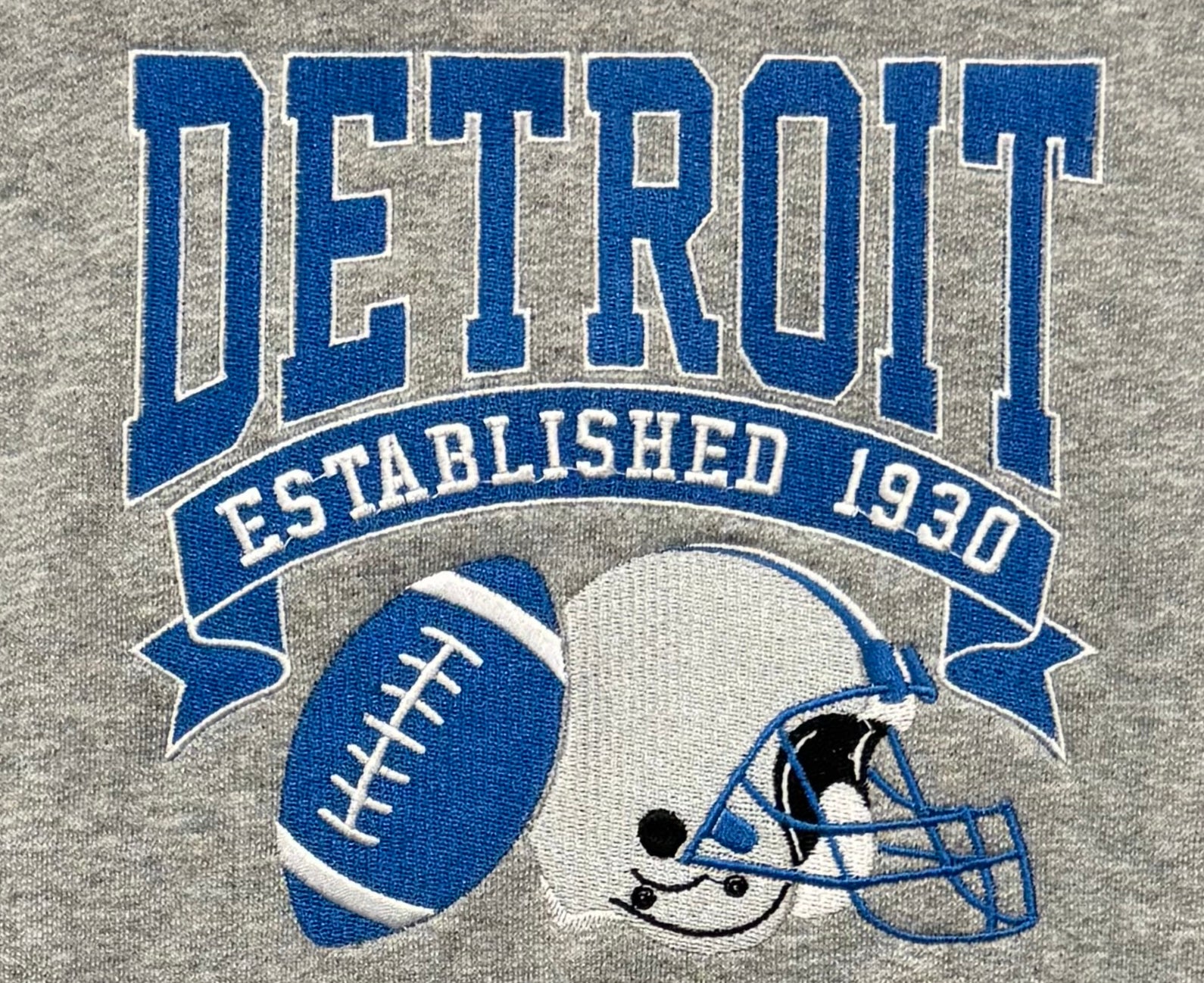 Lions Established 1930 Hooded Sweatshirt-Embroidered