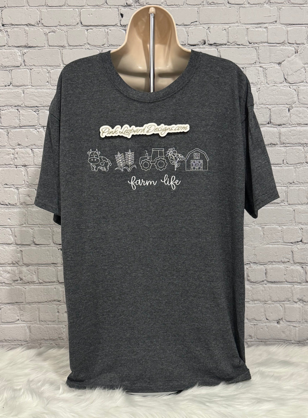 Farm Life Tshirt-Embroidered