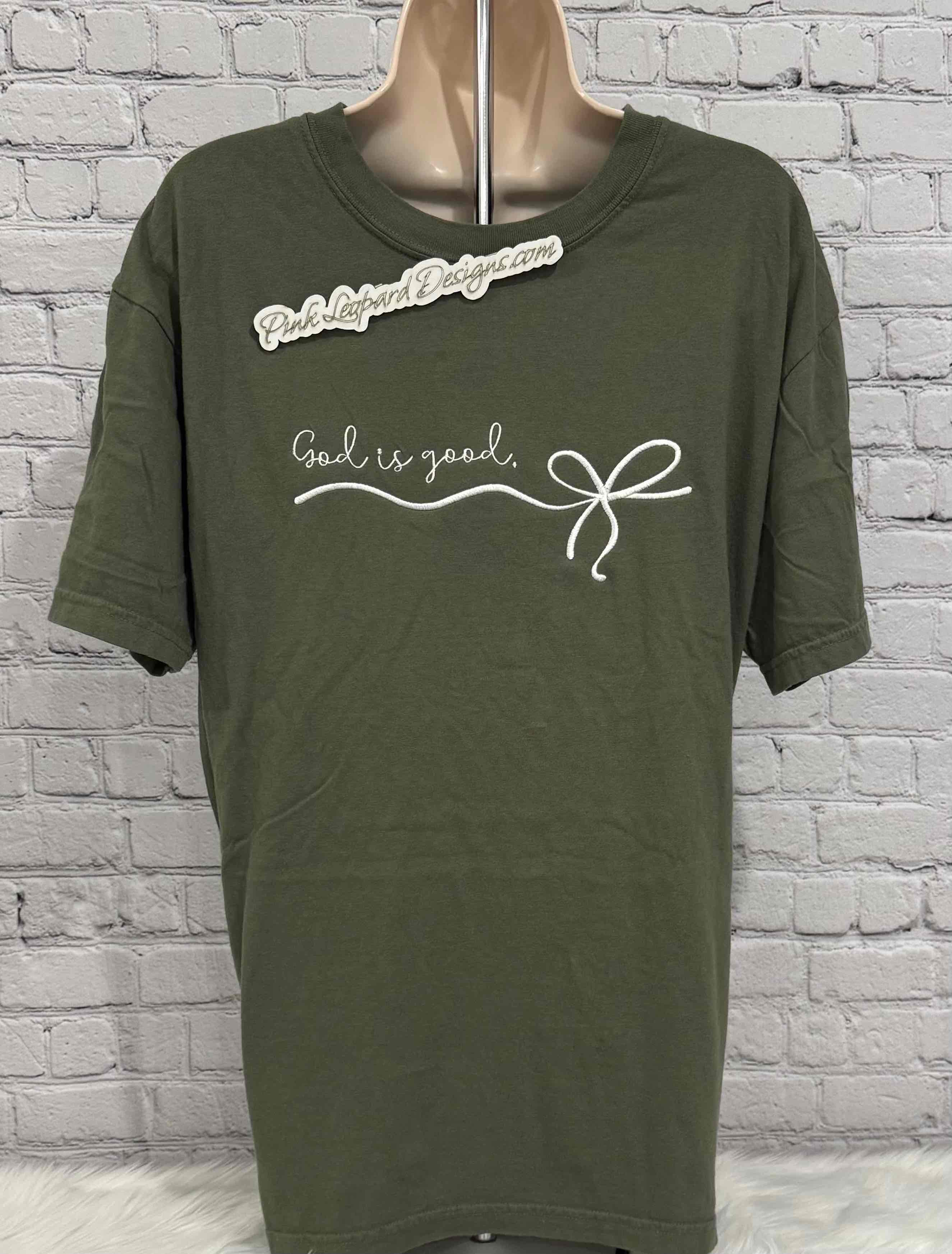 God Is Good Tshirt-Embroidered