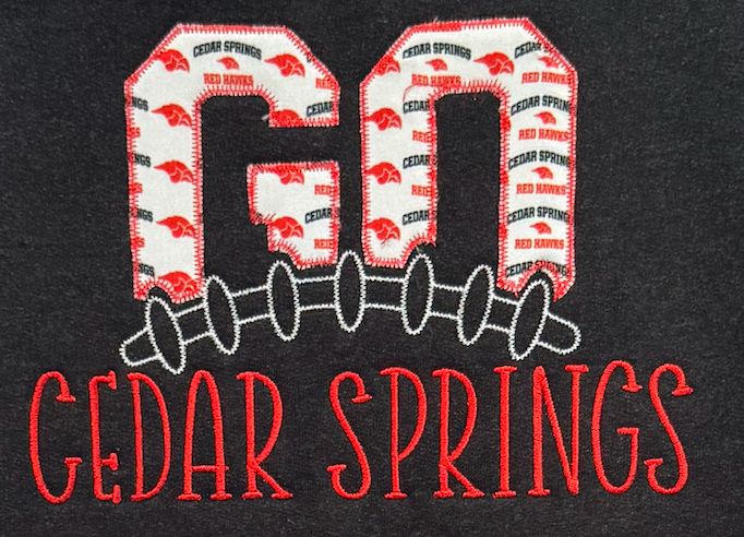 Cedar Springs GO sweatshirt-Embroidered