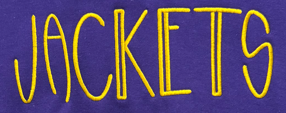 Greenville Jackets Bold Lettering Sweatshirt-Embroidered