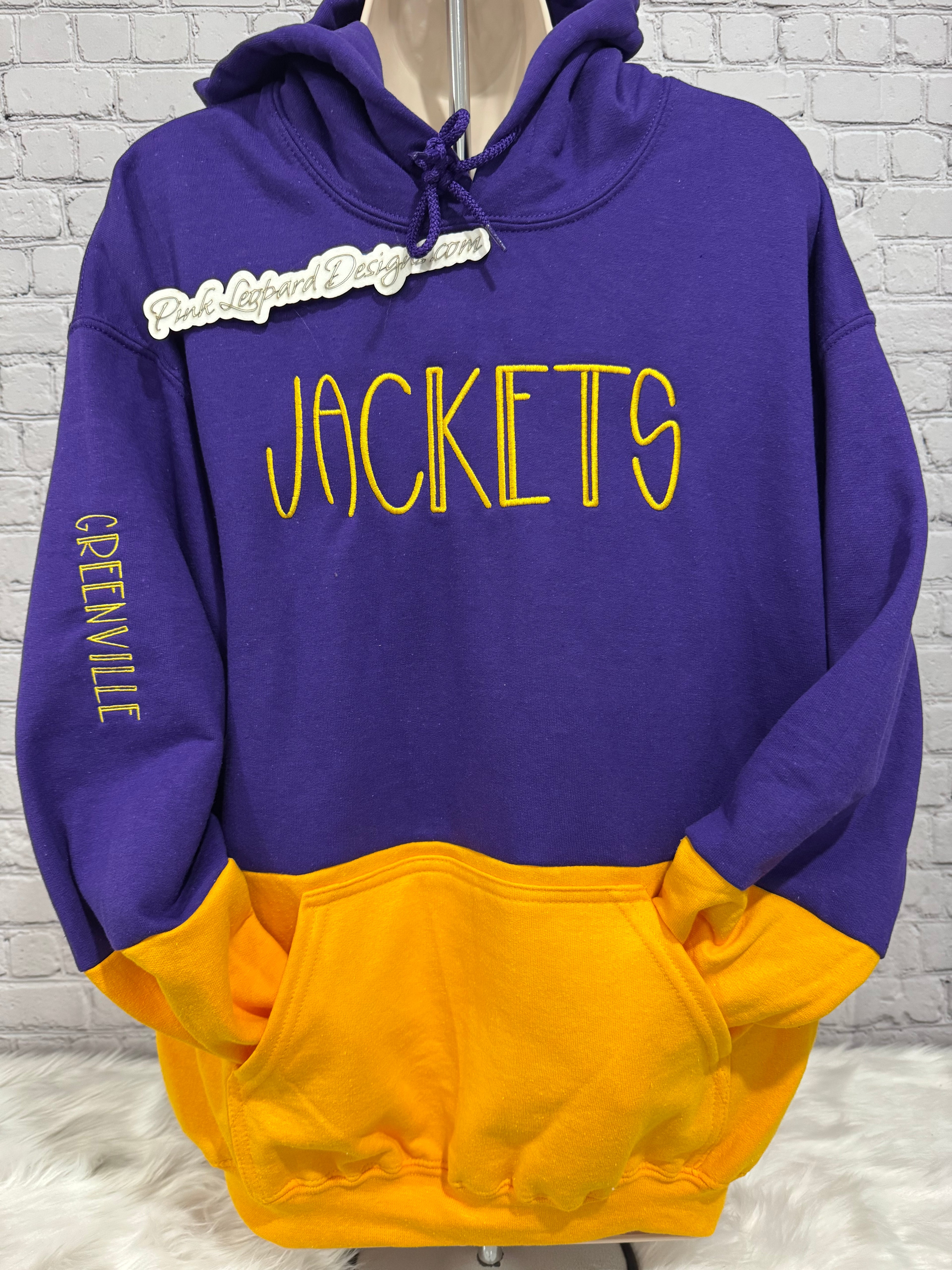Greenville Jackets Bold Lettering Sweatshirt-Embroidered