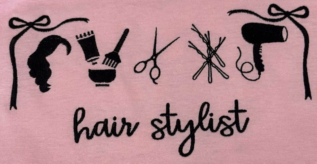 Hair Stylist Tshirt-Embroidered