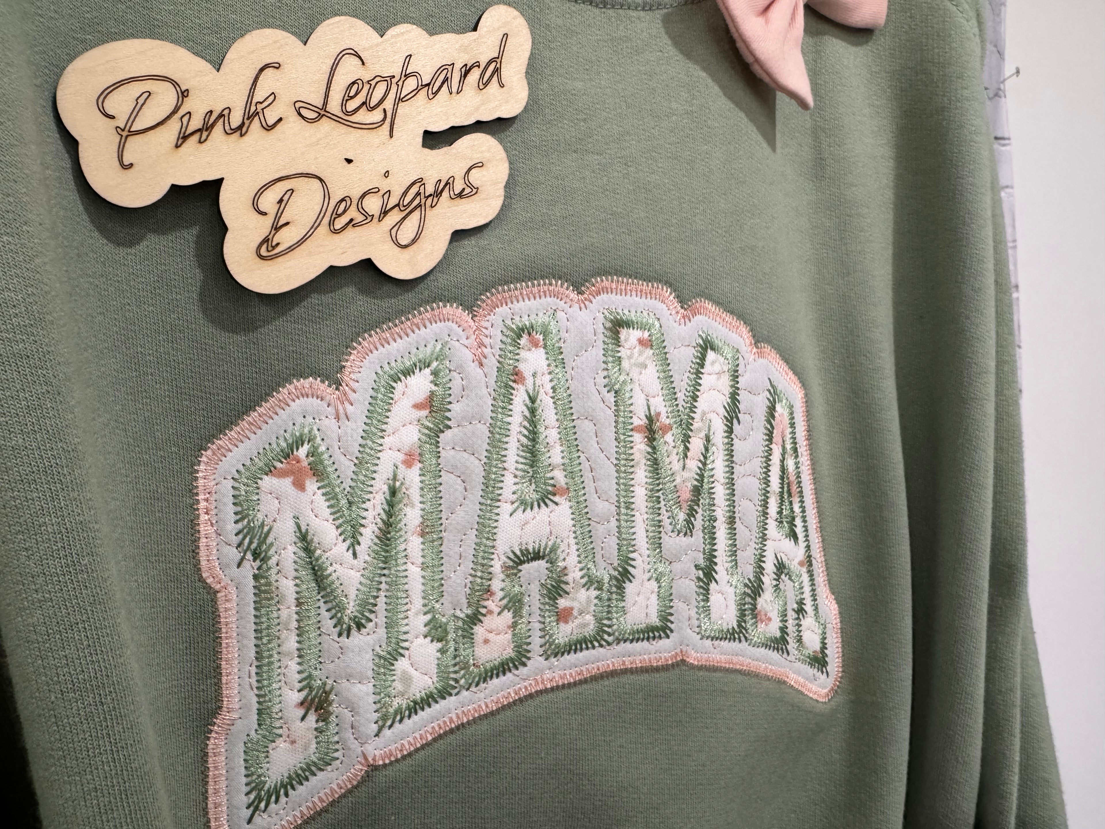 Mama Keepsake using Baby Clothes-Embroidered
