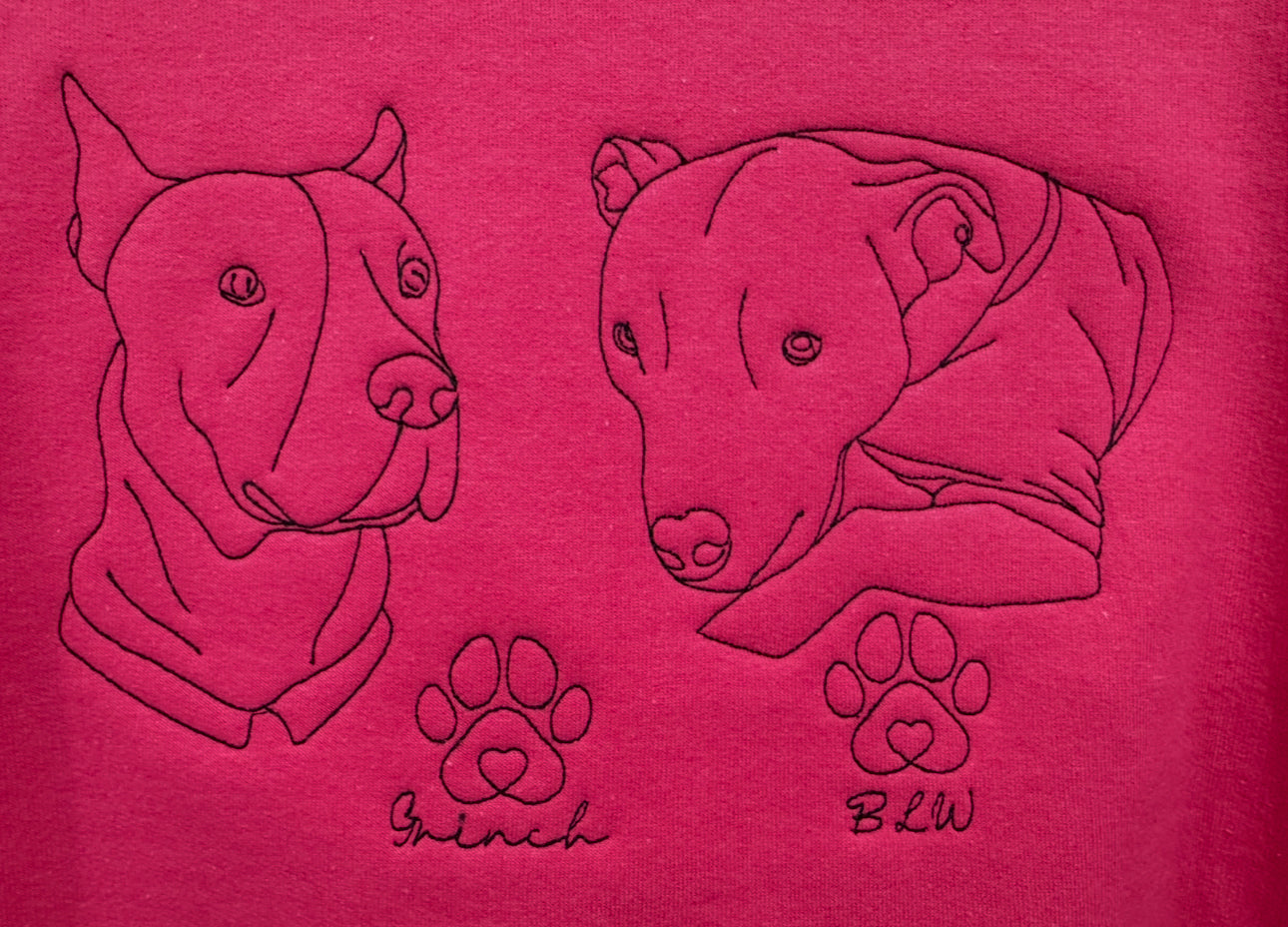Pet Line Art Design-Embroidery File Only