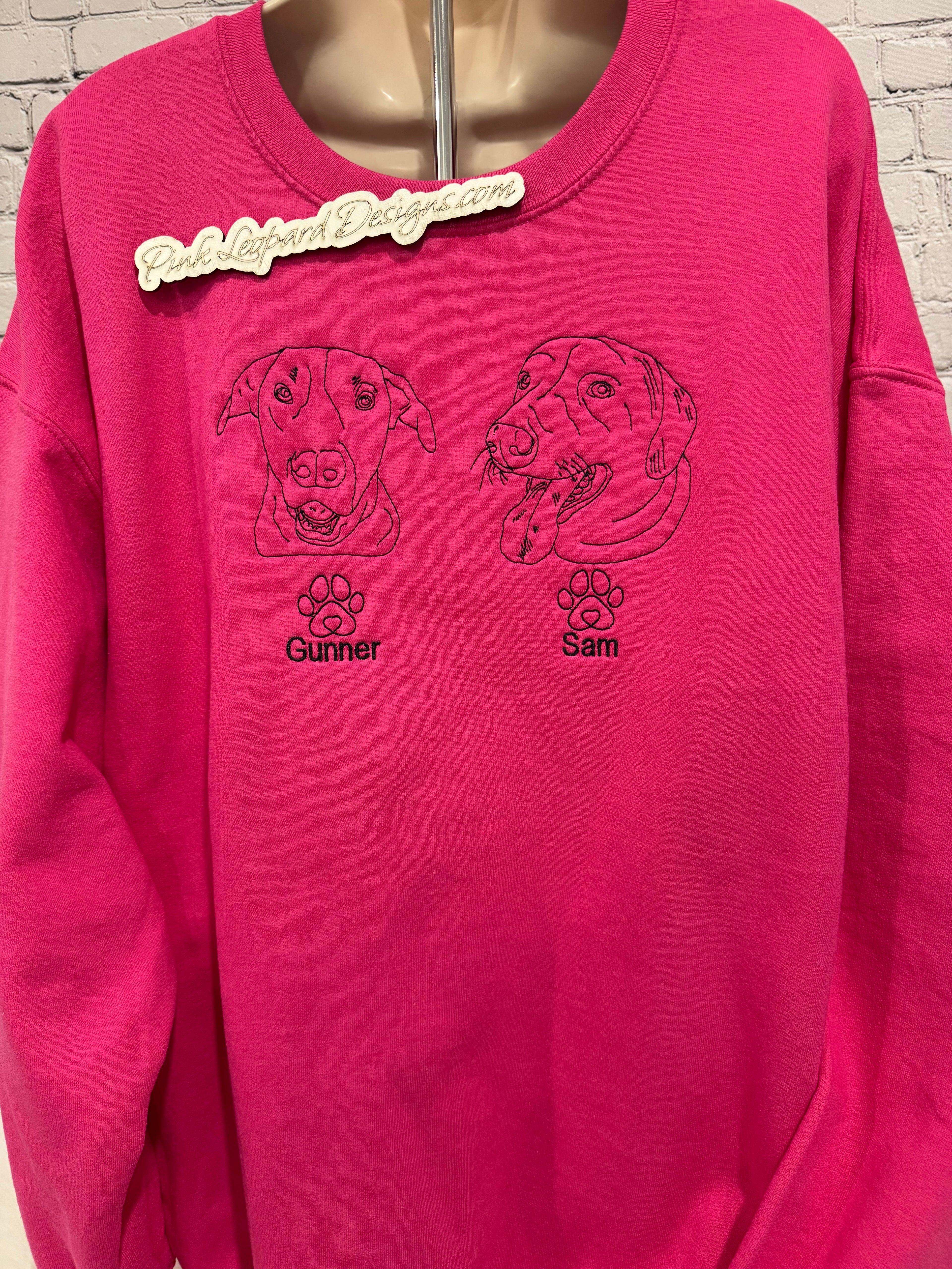 Pet Line Art Design-Embroidery File Only