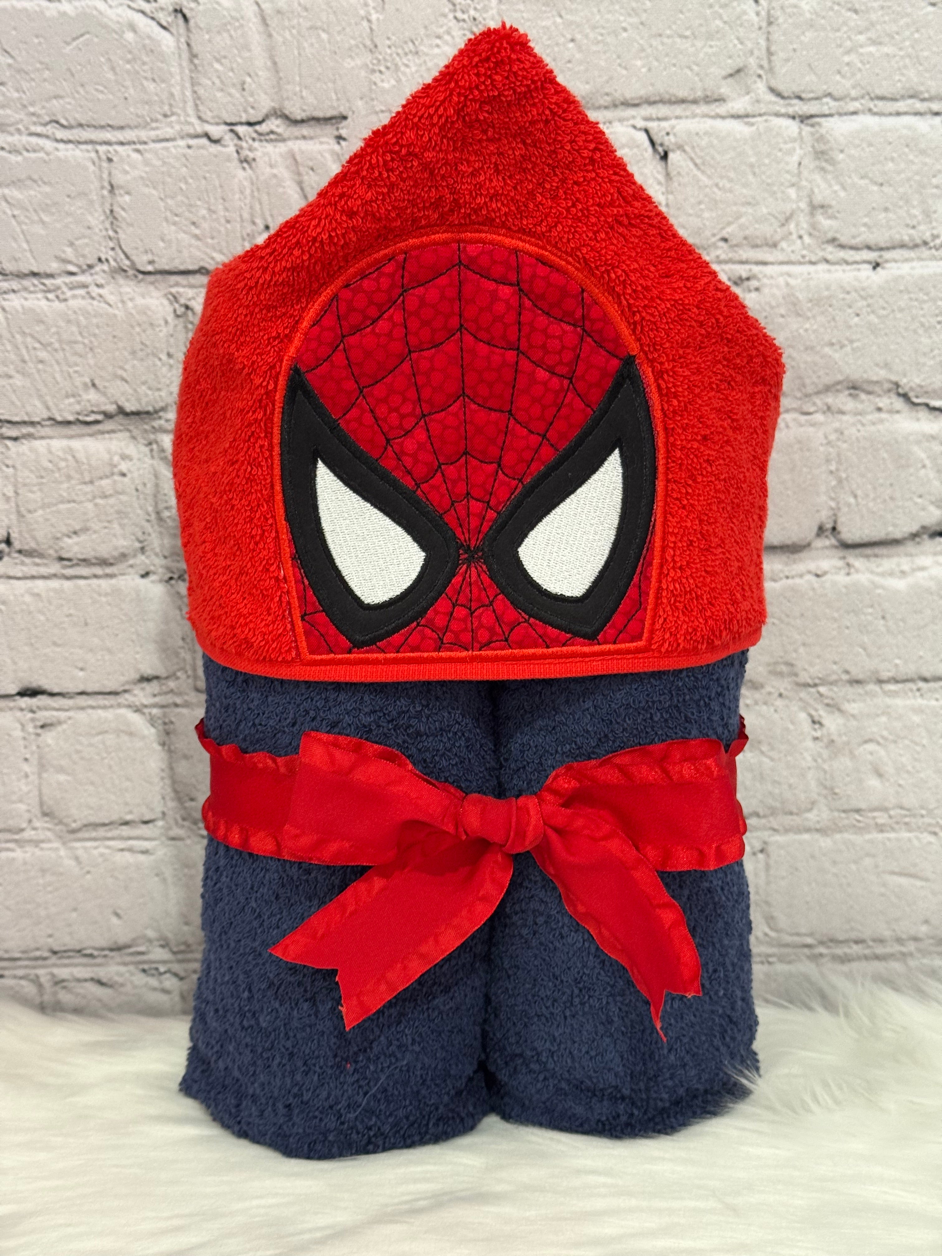 Bath Buddies Hooded Spiderboy Bath Towel