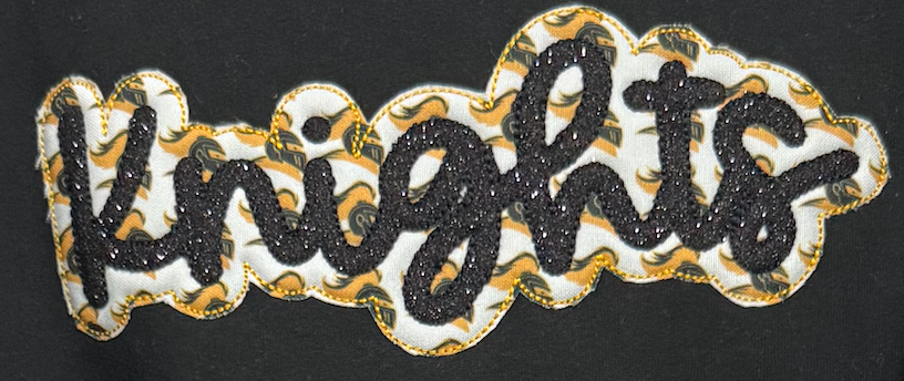 Kenowa Hills Knights Bling Sweatshirt-Embroiderd