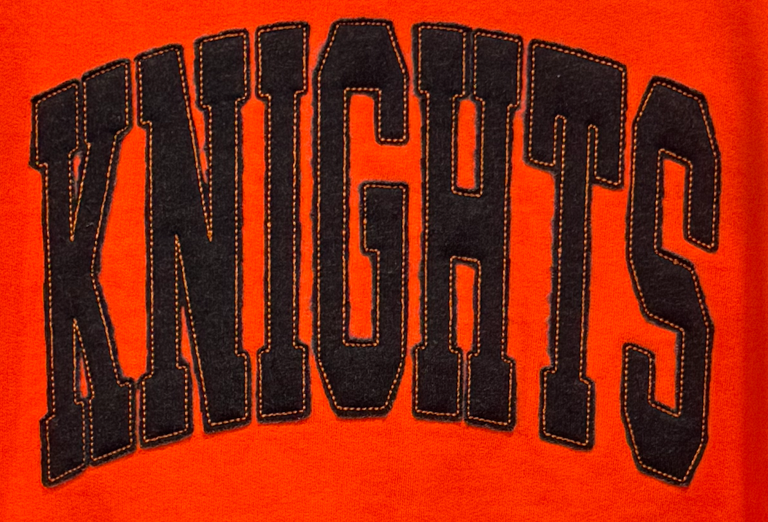 Belding Knights Double Fleece-Embroidered