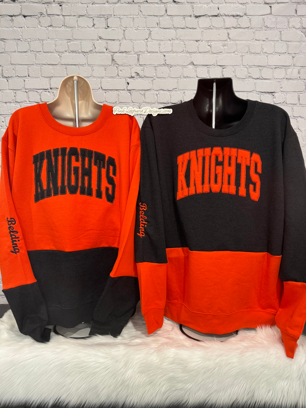 Belding Knights Double Fleece-Embroidered