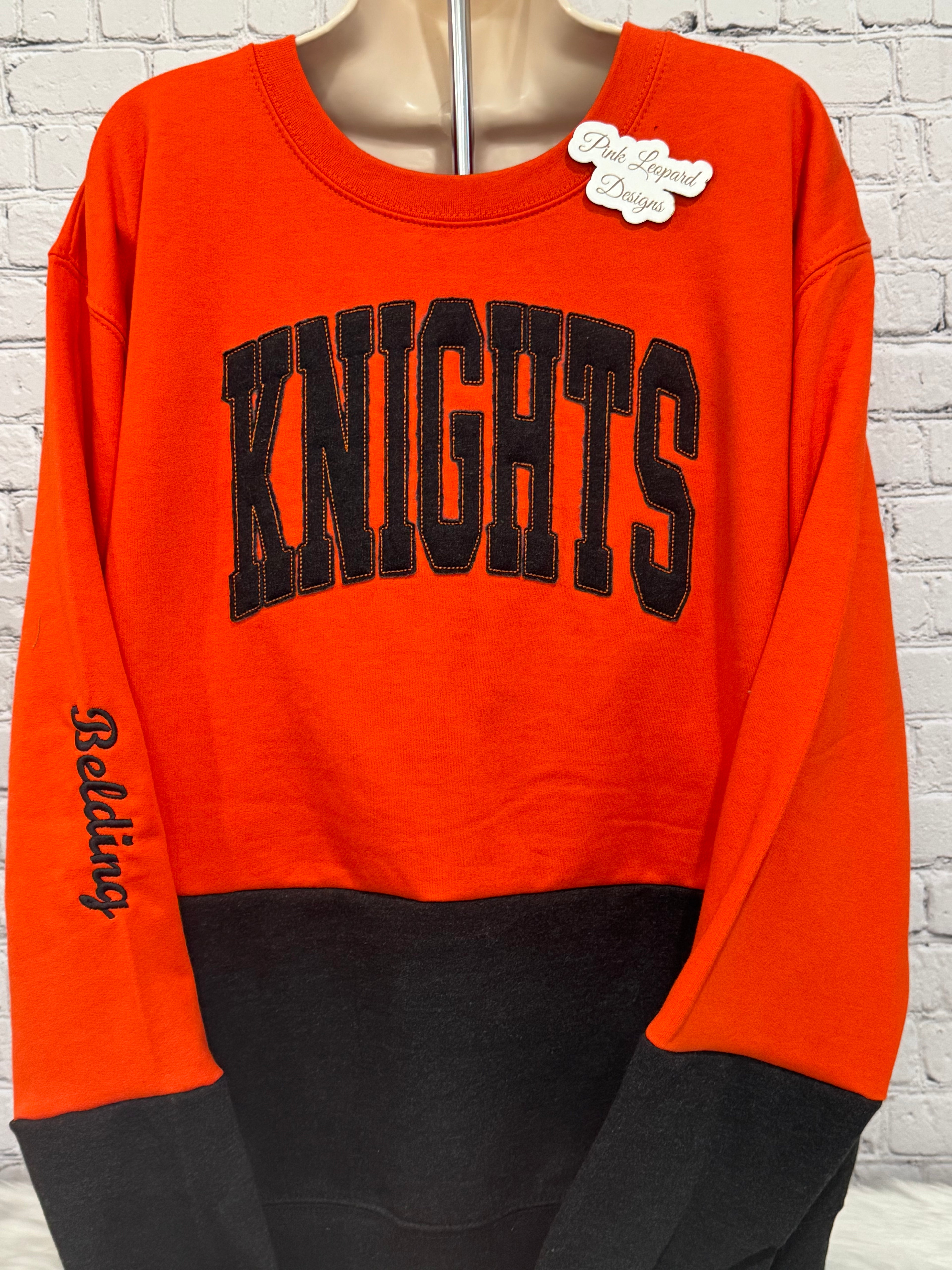 Belding Knights Double Fleece-Embroidered