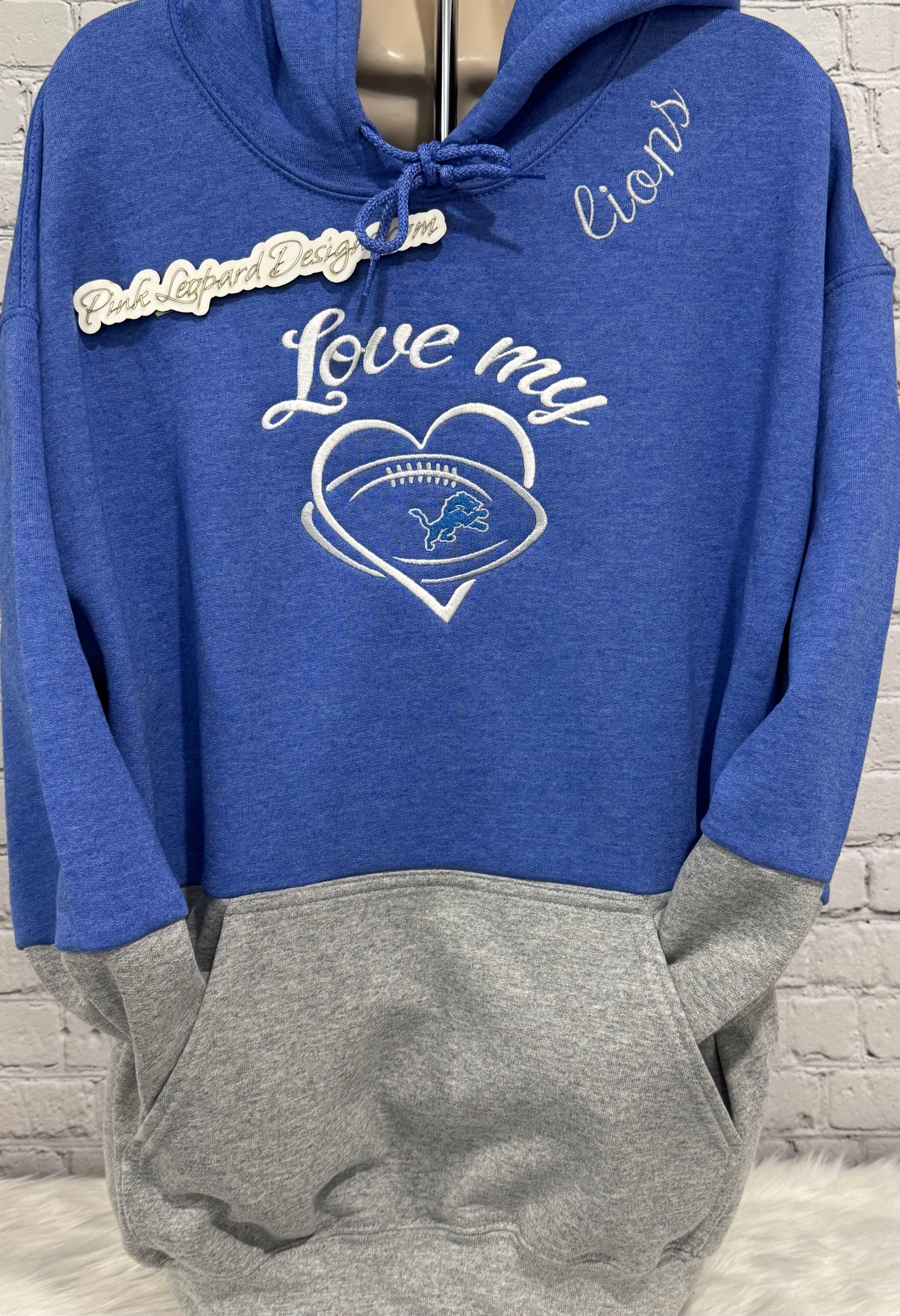 Love My Lions Sweatshirt-Embroidered
