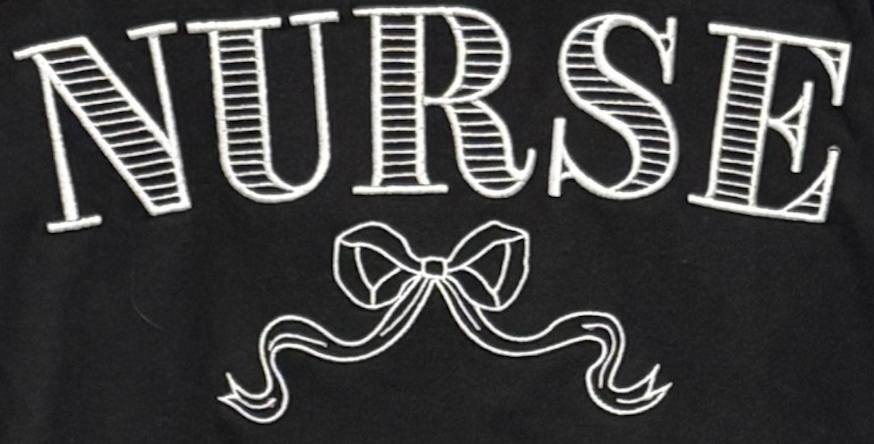 Nurse Tshirt-Embroidered