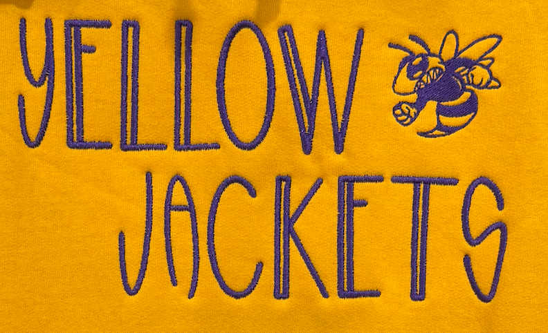 Greenville Yellow Jackets Bold-Embroidered