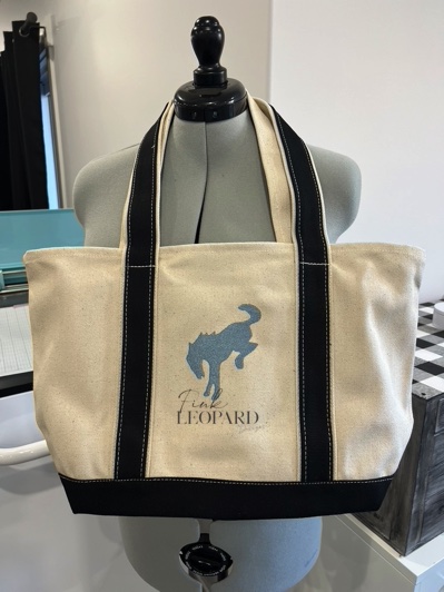 Canvas Bronco Tote Bag-