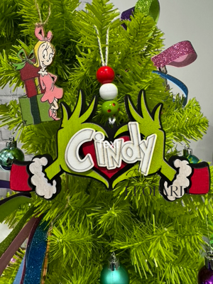 Custom Green Hands Ornament-