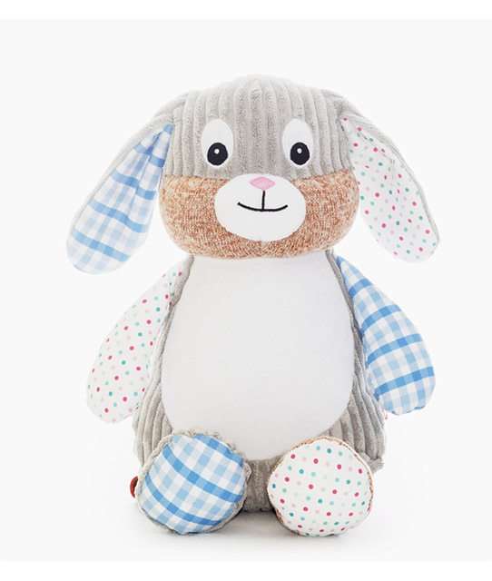 Blue Sensory Bunny Cubbie-