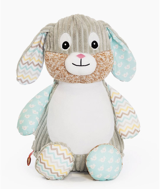 Mint Sensory Bunny Cubbie-